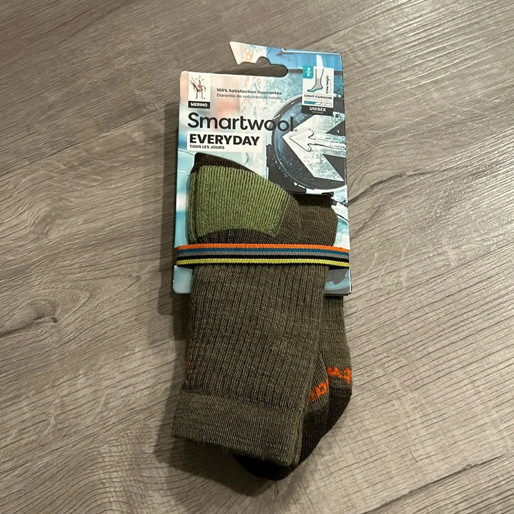 SMARTWOOL | WINTER MOSS EVERYDAY SOLID RIB CREW SOCK (UNISEX)